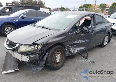 2014 Honda Civic Lx z USA, uszkodzony, nr VIN 19XFB2F53EE226972